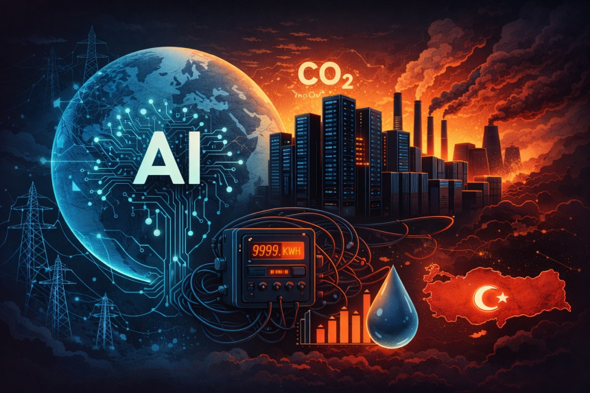 Yapay Zeka Büyürken, Karbon Ayak İzi de Büyüyor